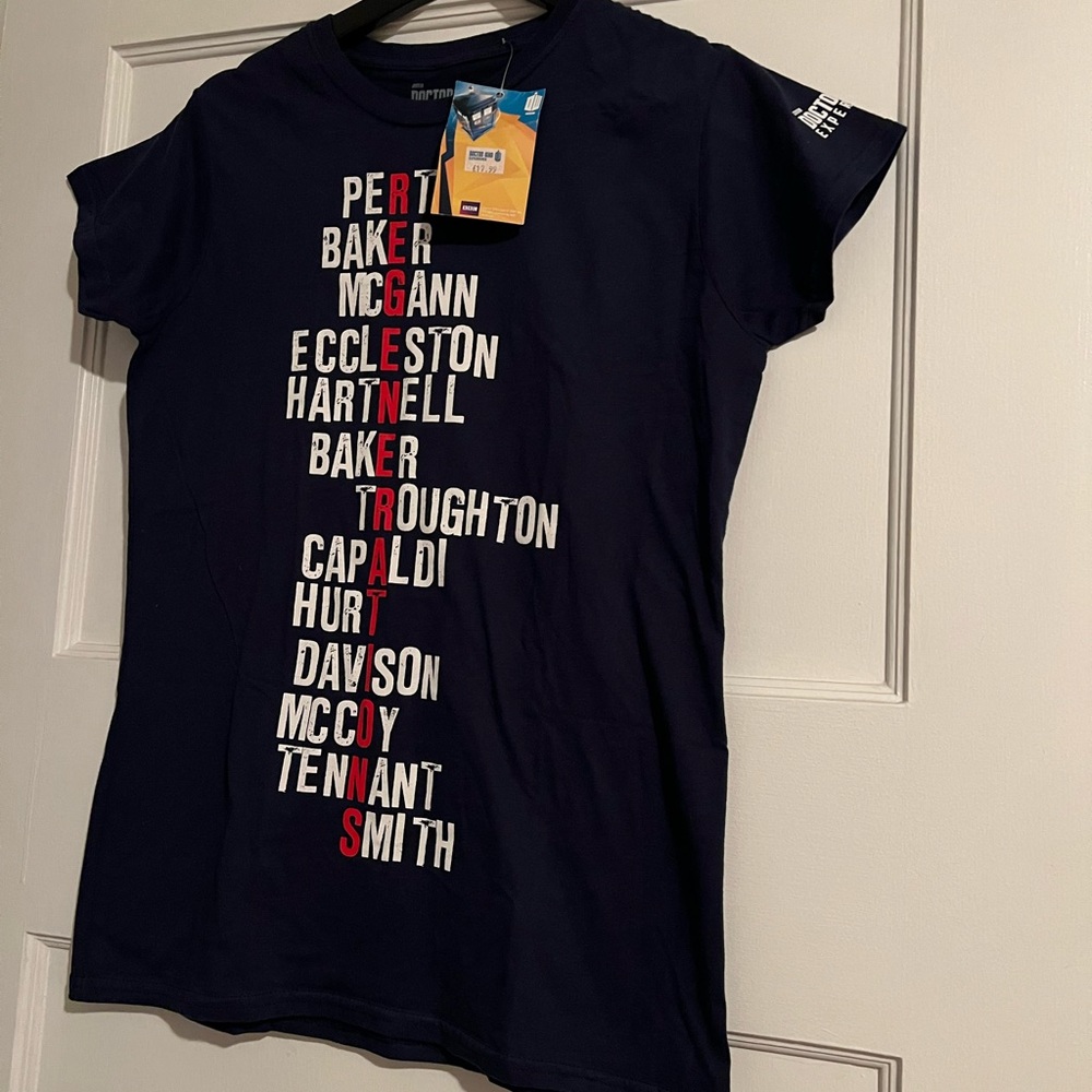 NWT Doctor Who BBC Experience Tshirt - Size XL